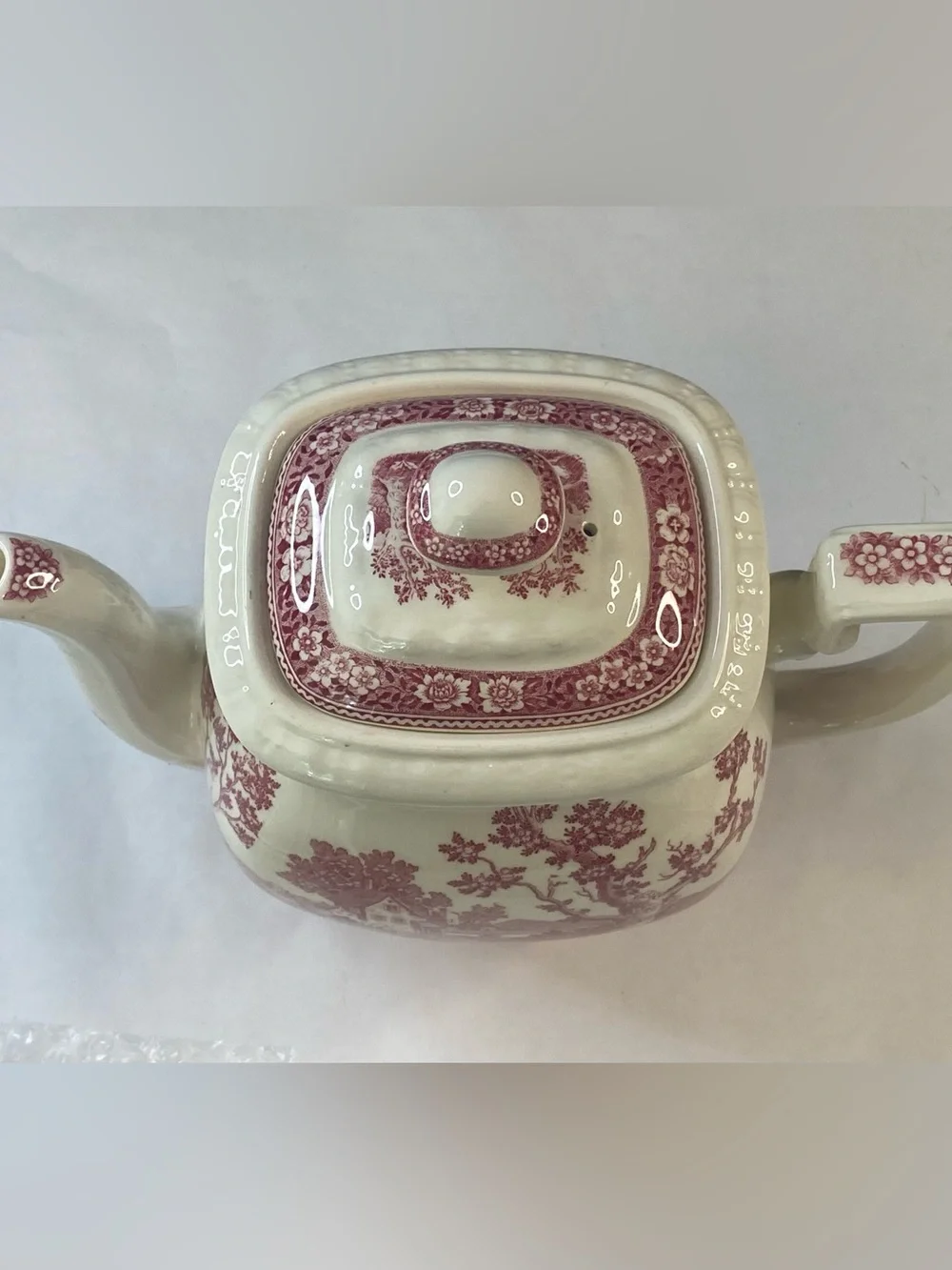 Villeroy & Boch SAAR Rusticana Red Transferware Coffee/Teapot